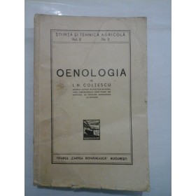 OENOLOGIA - I. H. COLTESCU